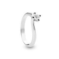 Anello Lux Gioielli Donna in Oro bianco Diamante ASLK3492005;3;9B